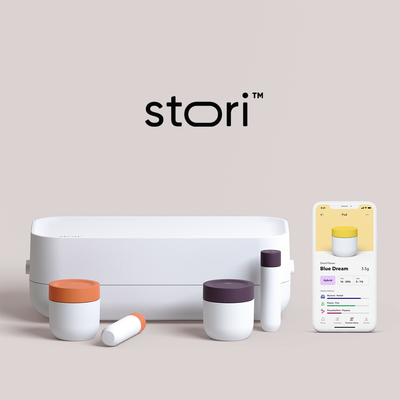 Introducing Stori, the best storage for cannabis flower and edibles!